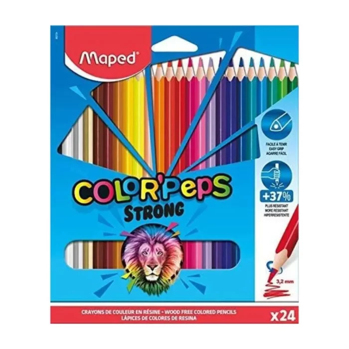 Color peps strong, drvena bojica, 24K, Maped - Image 1