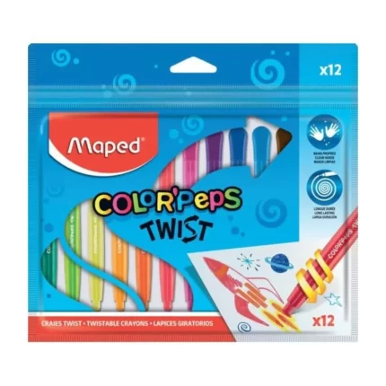 Color Peps, voštana boja, Twist, 12K, Maped