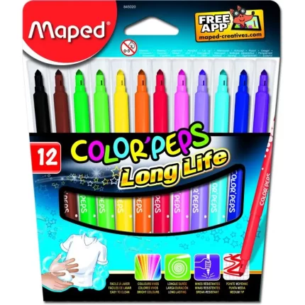 Color peps, flomasteri, 12K, Maped