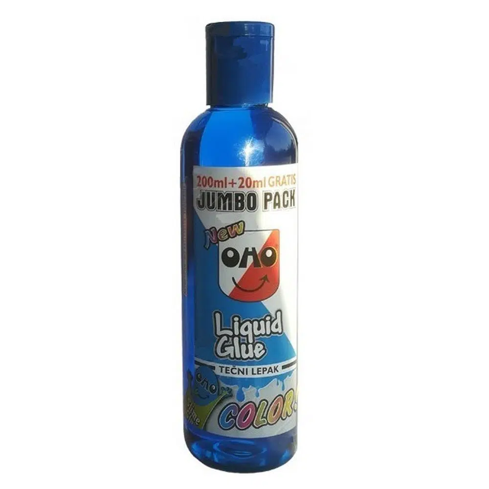201507_001 Oho slime, tečni lijepak, plava, 220 ml - Image 1