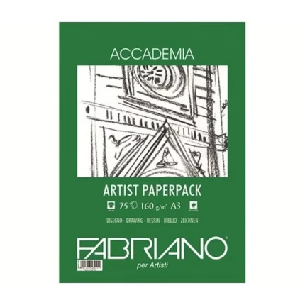 Accademia artist, blok, A3, 160gr, 75 lista