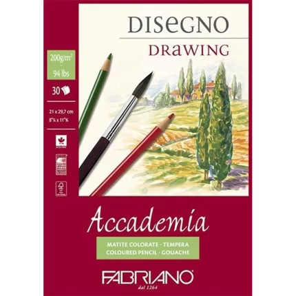 Accademia Disegno, blok, A3, 200gr, 30 lista, Fabriano