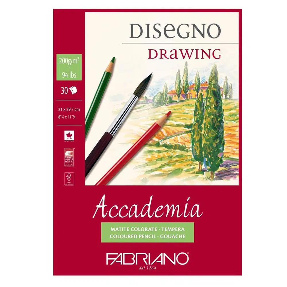 209106_001 Accademia Disegno, blok, A4, 200gr, 30 lista - Image 1