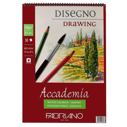 Accademia Disegno, blok, A5, 200gr, 30 lista