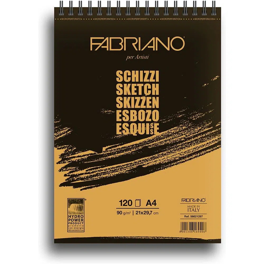 209231_001 Schizzi, blok, sa spiralom gore, A4, 90gr, 120 lista - Image 1