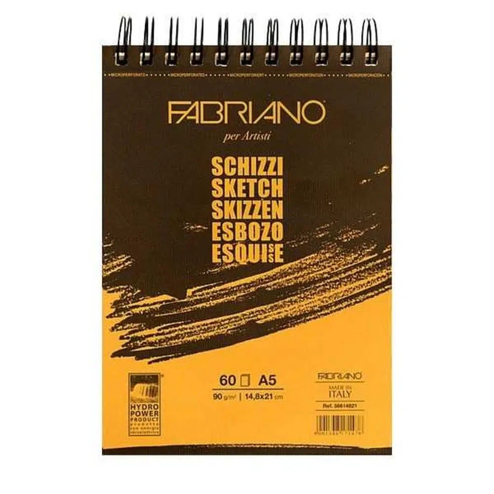 209232_001 Schizzi, blok, sa spiralom gore, A5, 90gr, 60 lista - Image 1