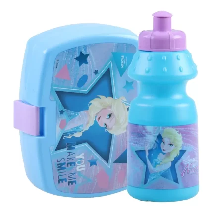 Lunch box, kutija za užinu i flašica, Frozen, set
