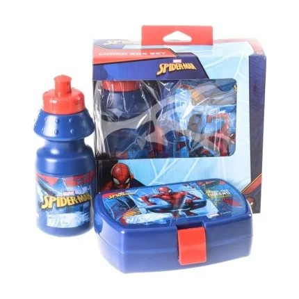 Lunch box, kutija za užinu i flašica, Spider-Man, set