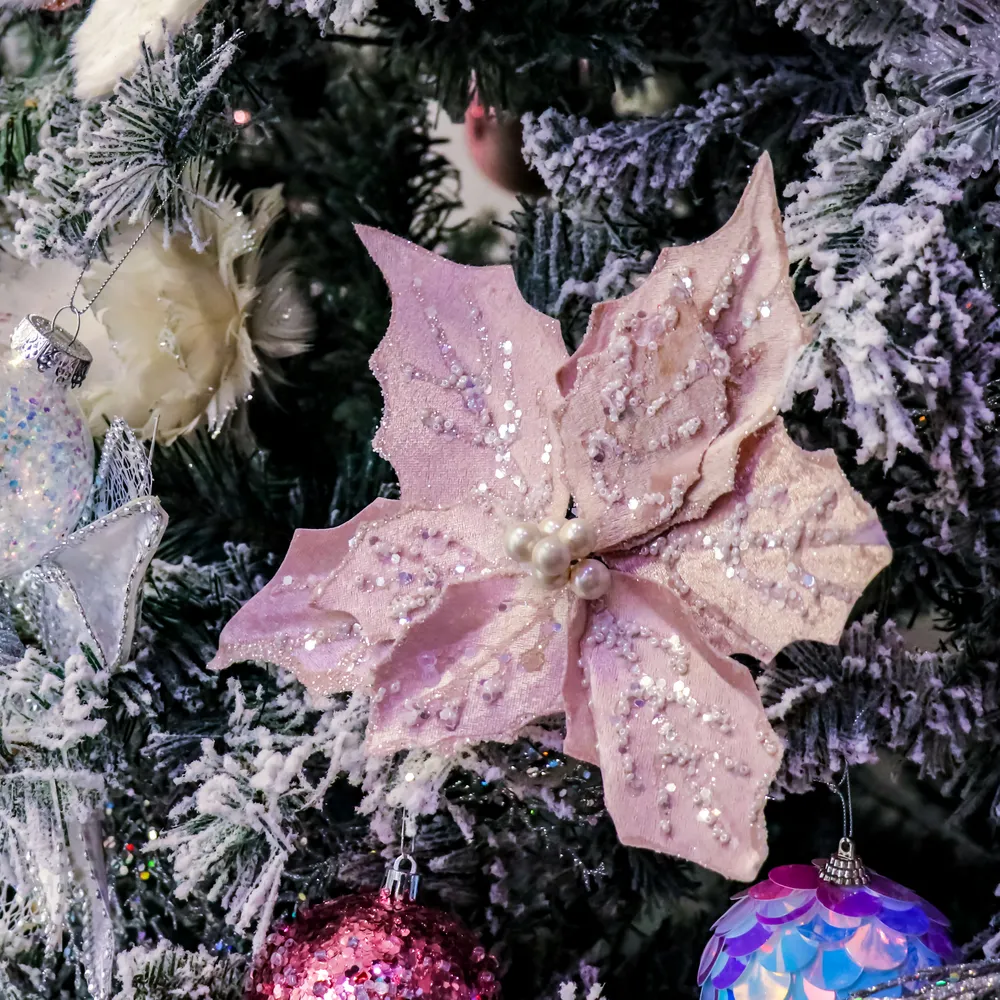 780606_006 Blossom, novogodišnji cvijet, roze, 25cm - Image 2