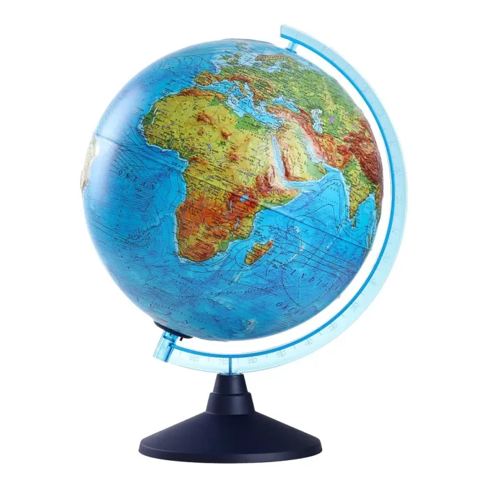Alaysky, globus sa LED svjetlom, dupla mapa, reljef, 32cm - Image 1