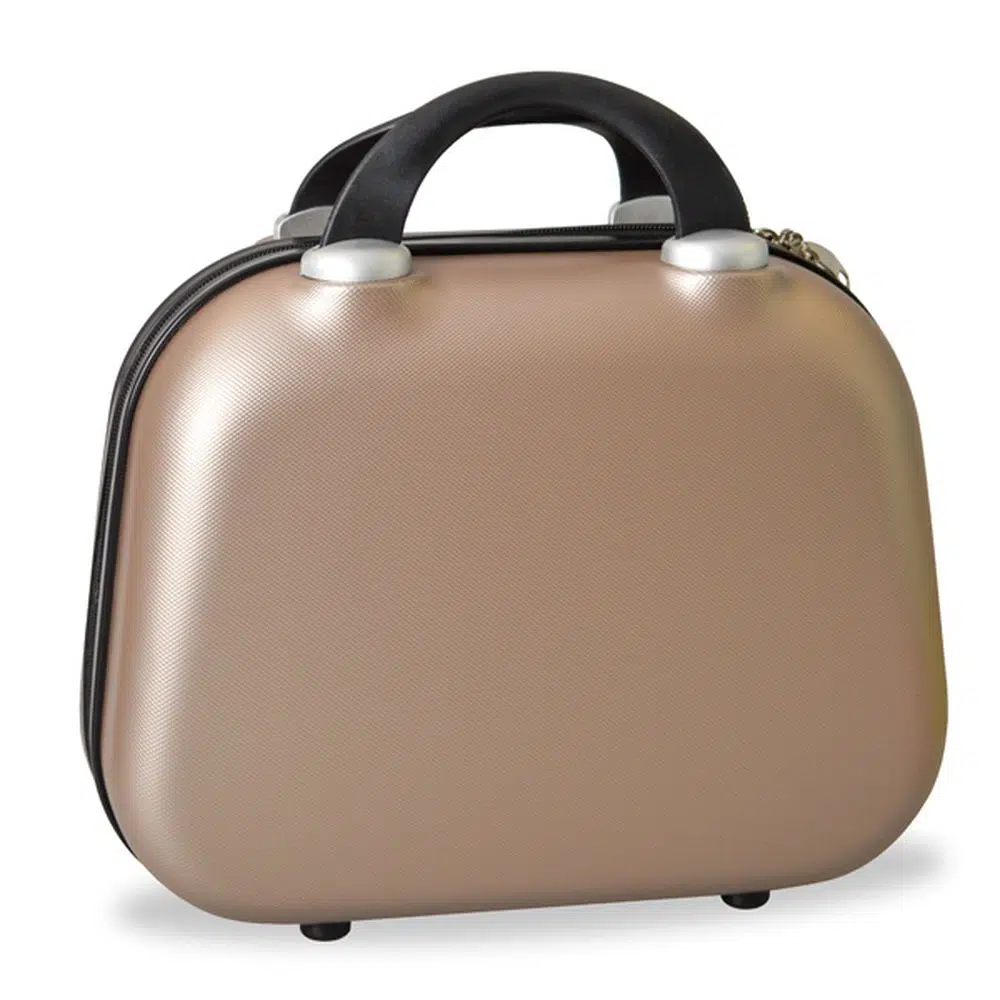 100080_001 Cannes, neseser, ABS, zlatna, 14" - Image 1