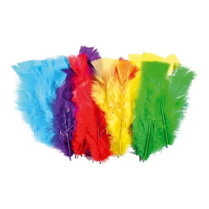 Crafty deco, kraft pera, mini, miks, 24K