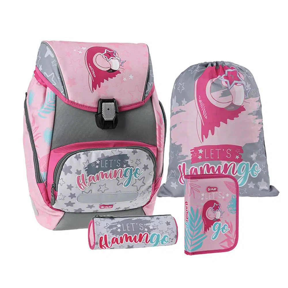 161217_001 Logic set, ranac anatomski, 4 u 1, Flamingo - Image 1