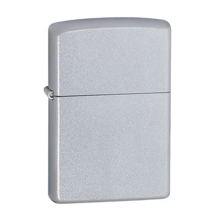 Satin chrome, upaljač, Zippo