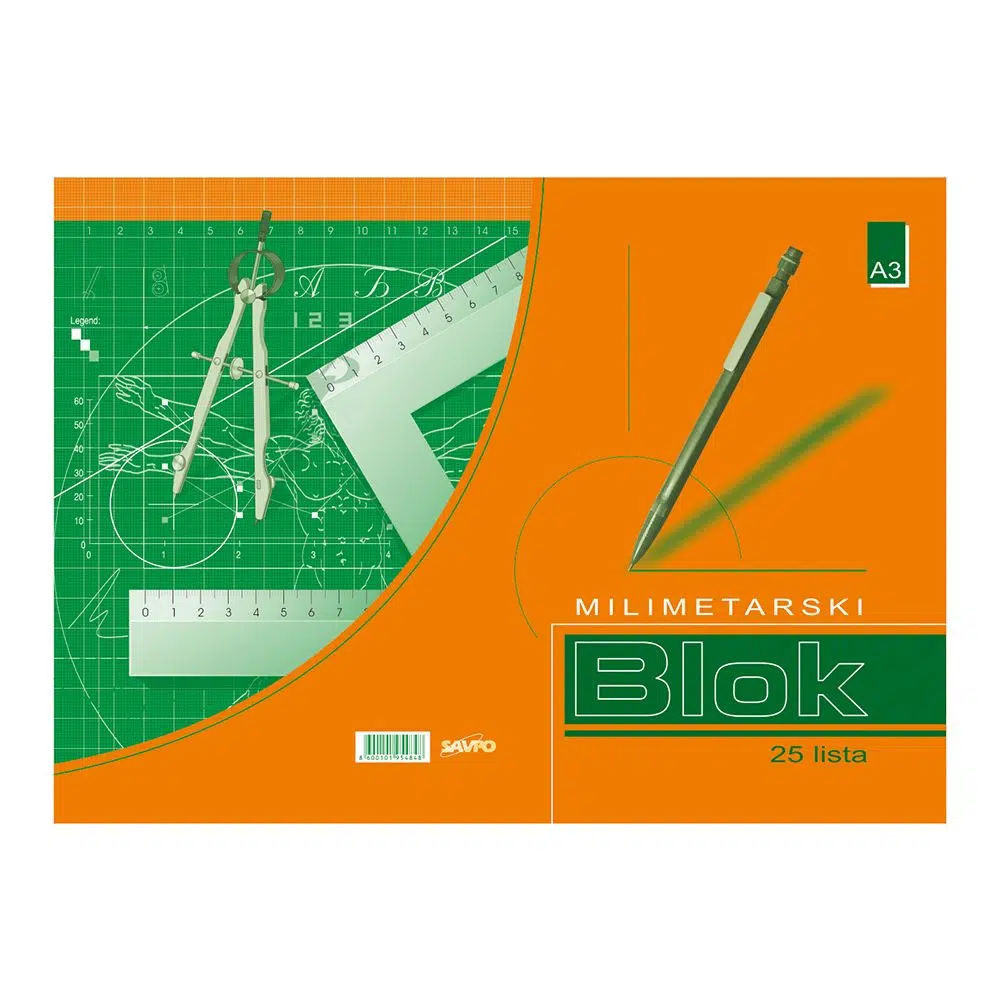 210051_001 Milimetarski blok, A3, Savpo - Image 1