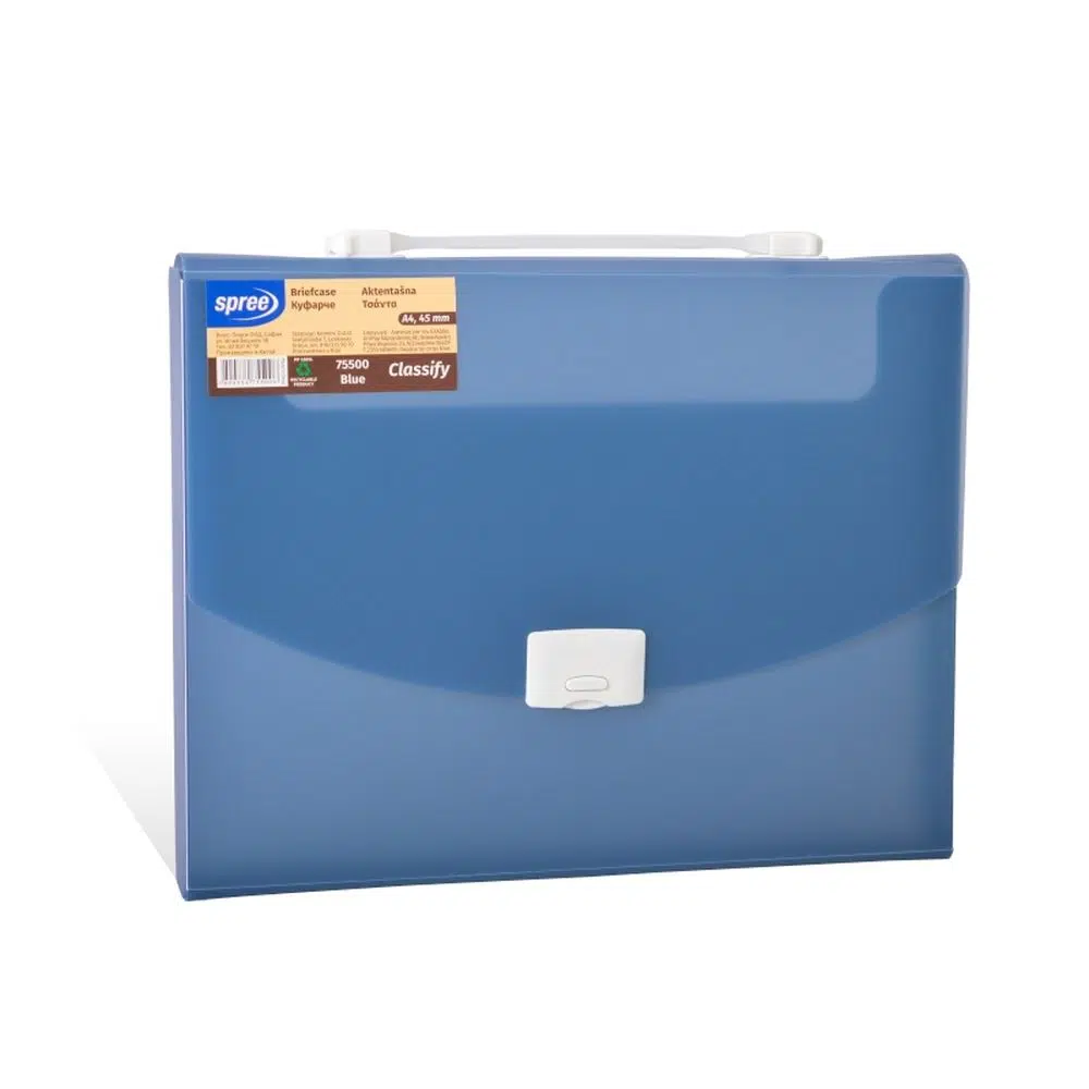 480650_001 Briefcase, koferčić, 45mm, A4, plava - Image 1