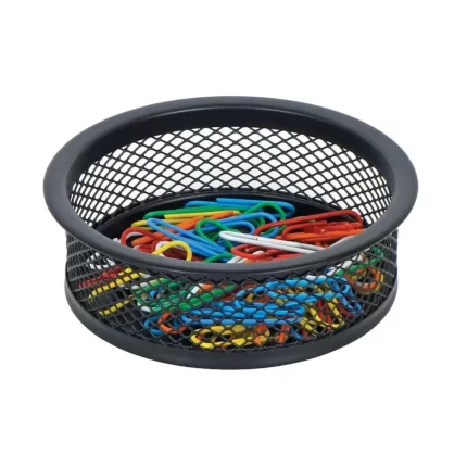 Mesh clip, stalak za spajalice, žičani, crna