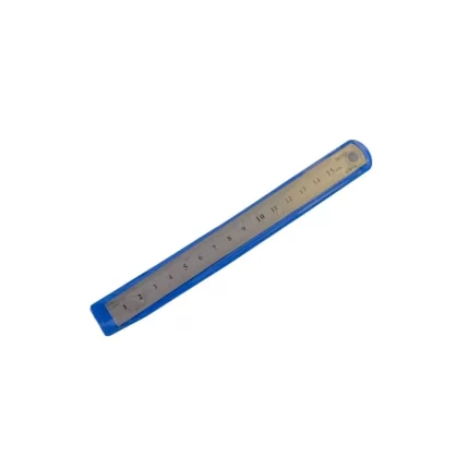 Steel, lenjir, 15cm, metalni