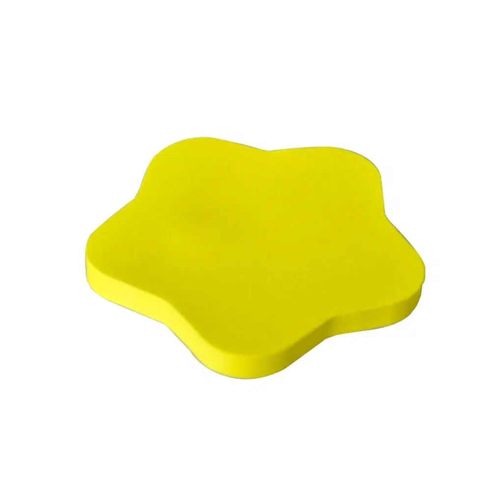490150_001 Index, blokčić, samoljepljivi, zvijezda, 66 lista, neon žuta - Image 1