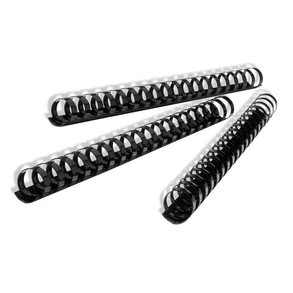 493312_001 Helix, spirala za koričenje, 38mm, 21 prsten, 50K, crna - Image 1