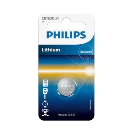 Lithium Cell, baterija, CR1620, Philips