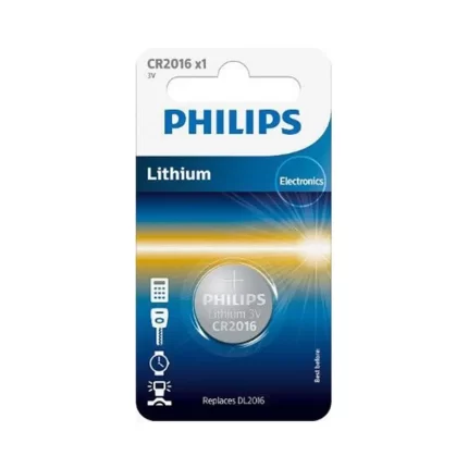 Lithium Cell, baterija, CR2016, Philips