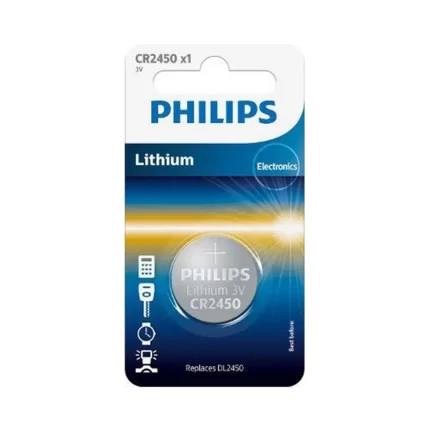 Lithium Cell, baterija, CR2450, Philips