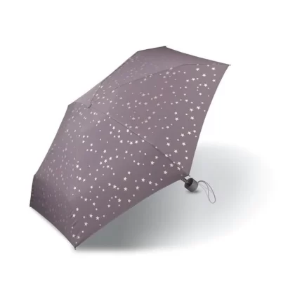 Nero, kišobran, ultra mali, siva, zvijezde