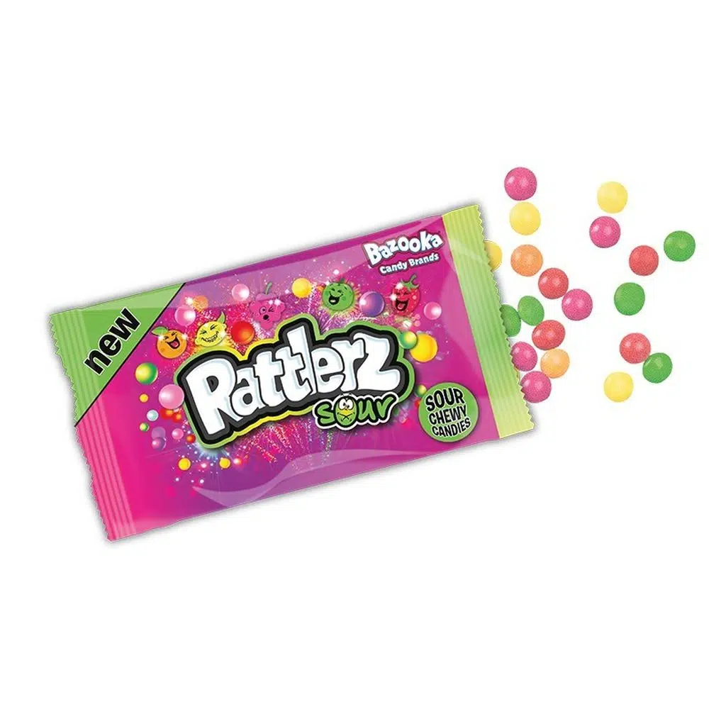 511021_001 Rattlerz, kisela tvrda bombona, 40g - Image 1