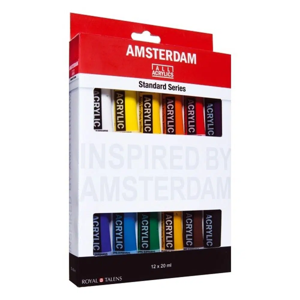 680922_001 Amsterdam, akrilna boja, standard set, 12 x 20ml - Image 1
