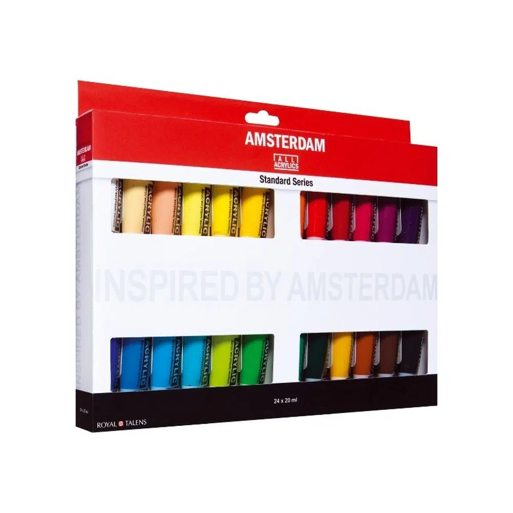 680923_001 Amsterdam, akrilna boja, standard set, 24 x 20ml - Image 1