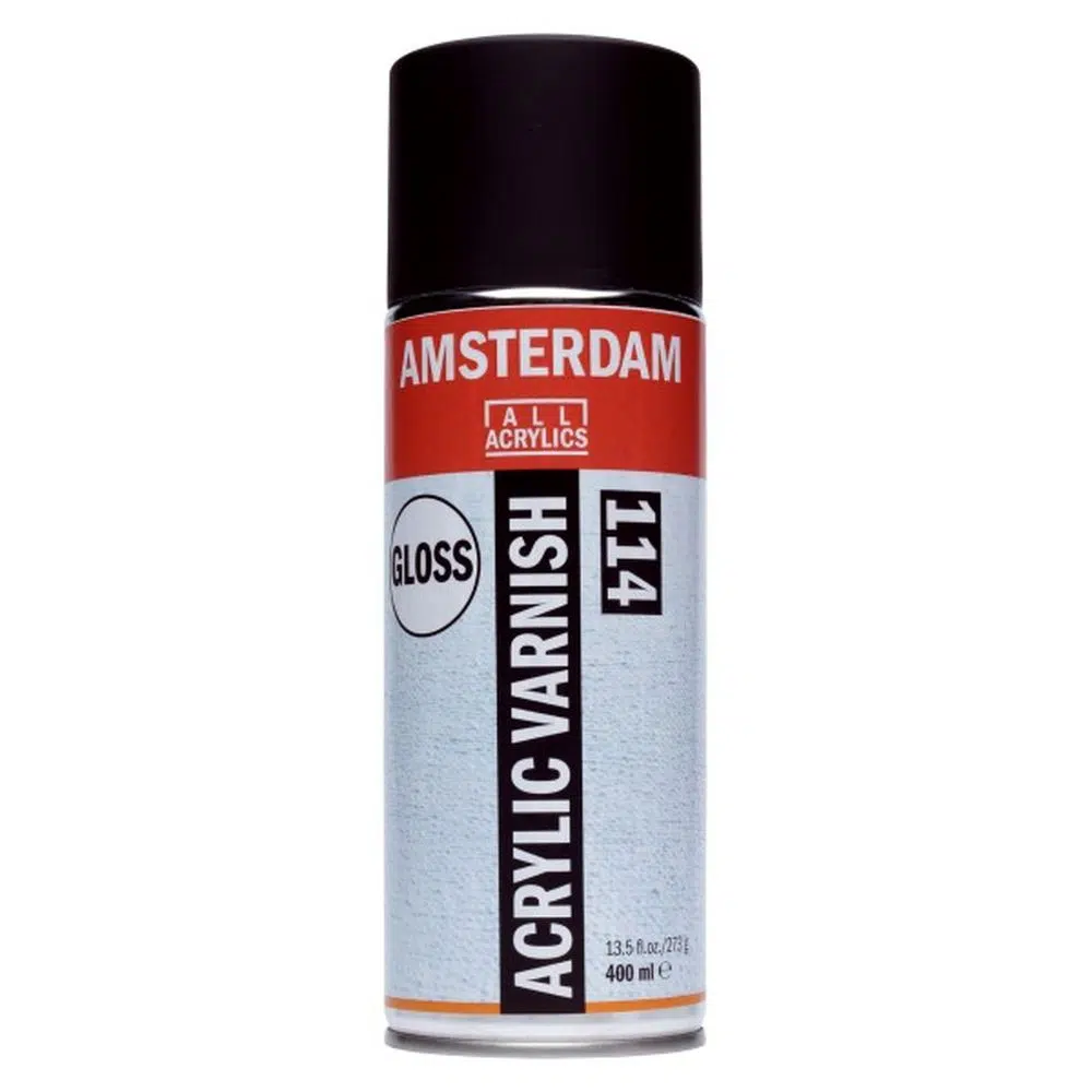 Acrylic Varnish Glossy (114) Spray Can 400 ml - 8712079000653