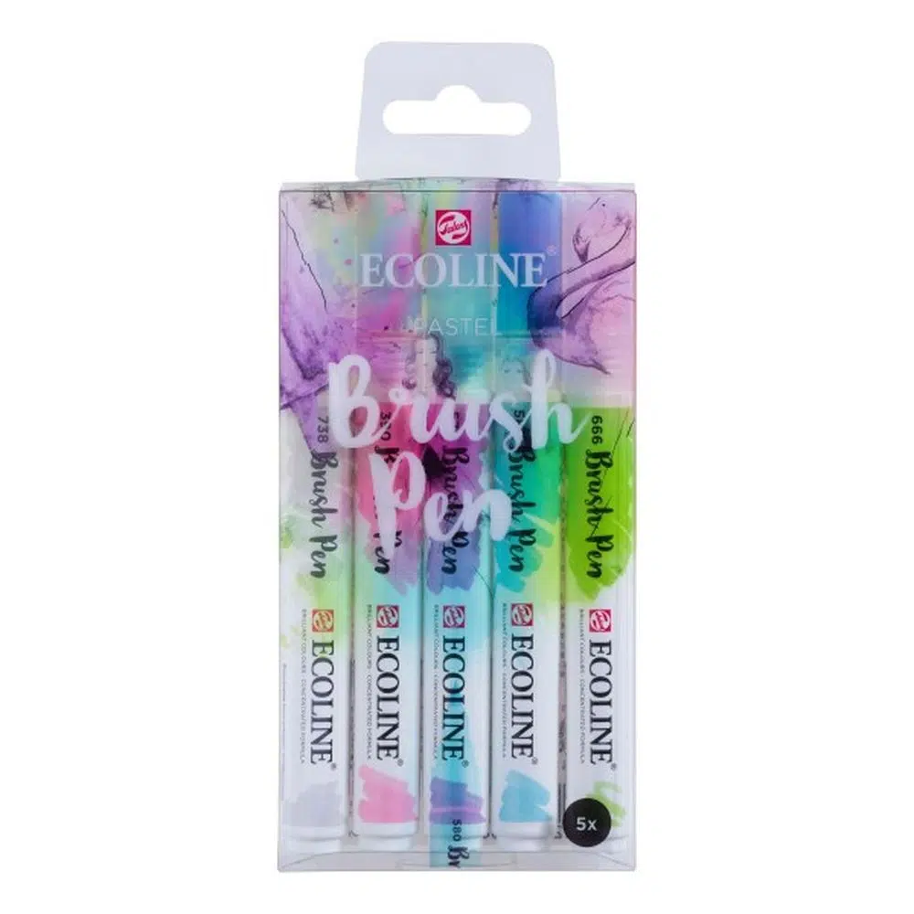 683101_001 Talens Ecoline, marker, set, pastel, 5K - Image 1