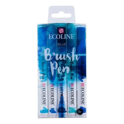 Talens Ecoline, marker, set, blue, 5K