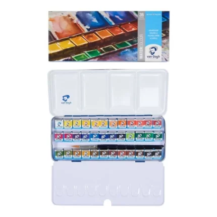 Van Gogh, akvarel, set, metalni, 36K