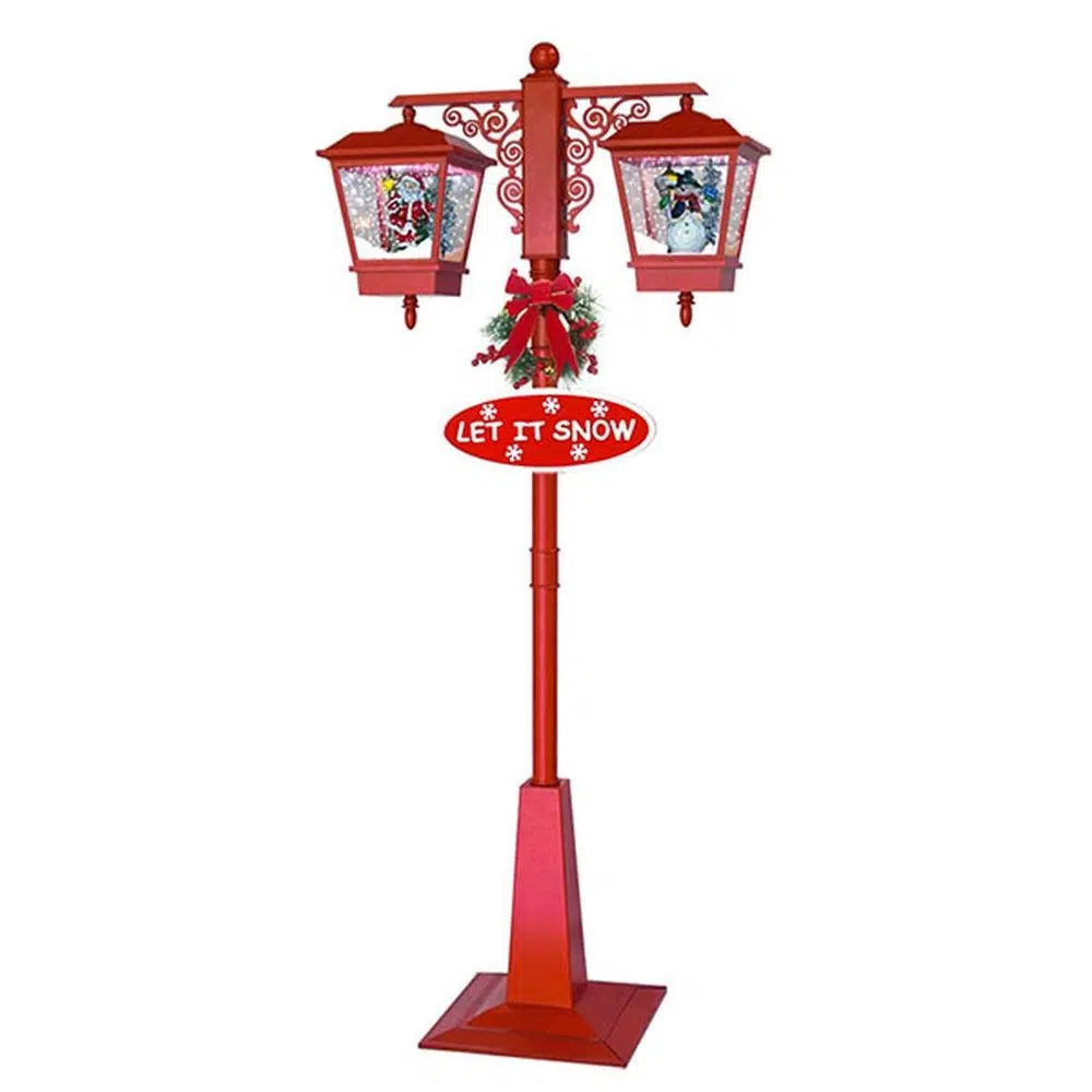 740440_001 Monti Duo, ulična snježna lampa, crvena, 180cm - Image 1