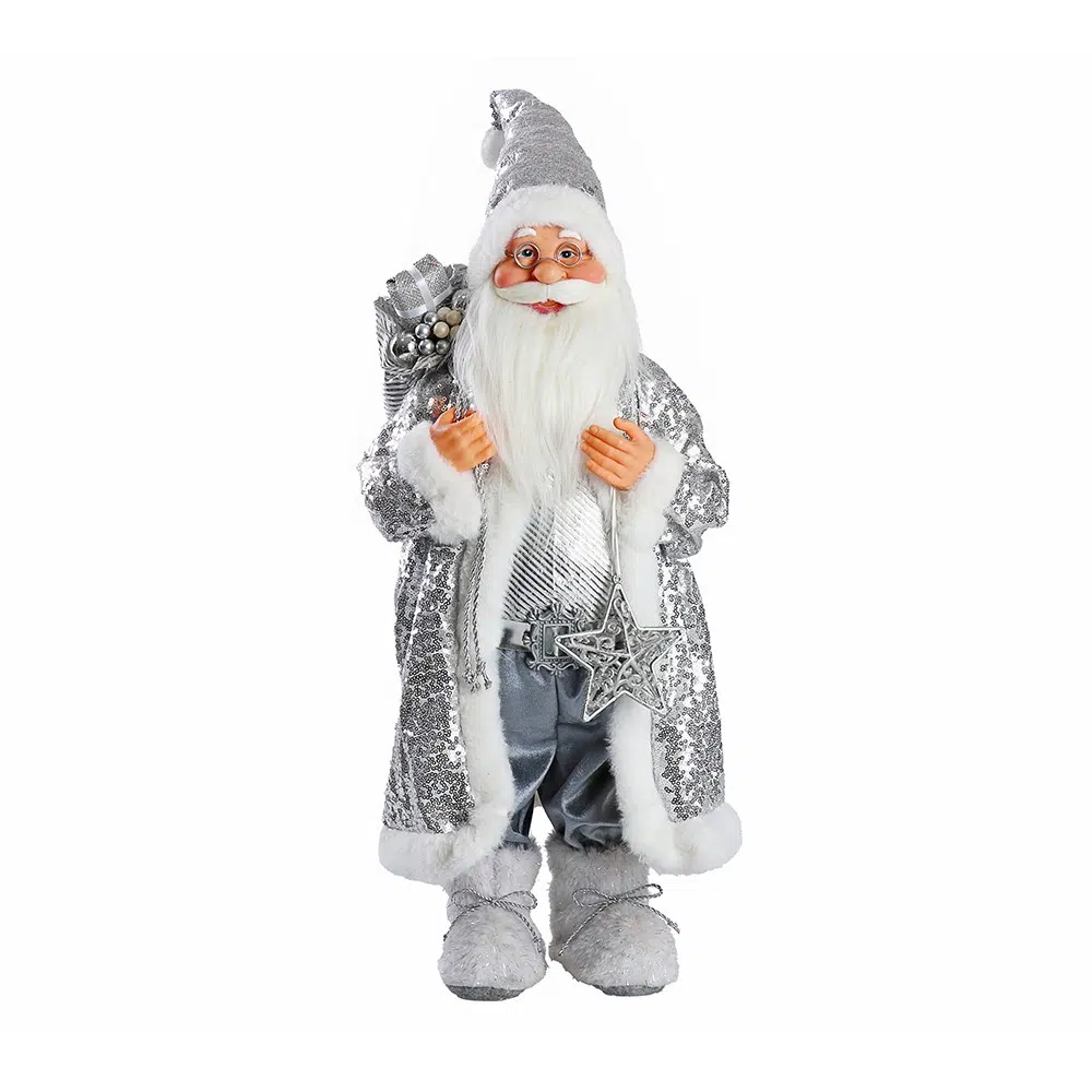 740943_001 Artur, Djeda Mraz, srebrna, 60cm - Image 1