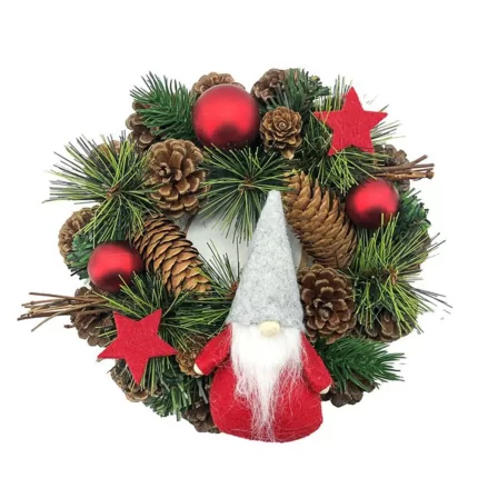 Northlight, novogodišnji vijenac, u poklon kutiji, 23cm