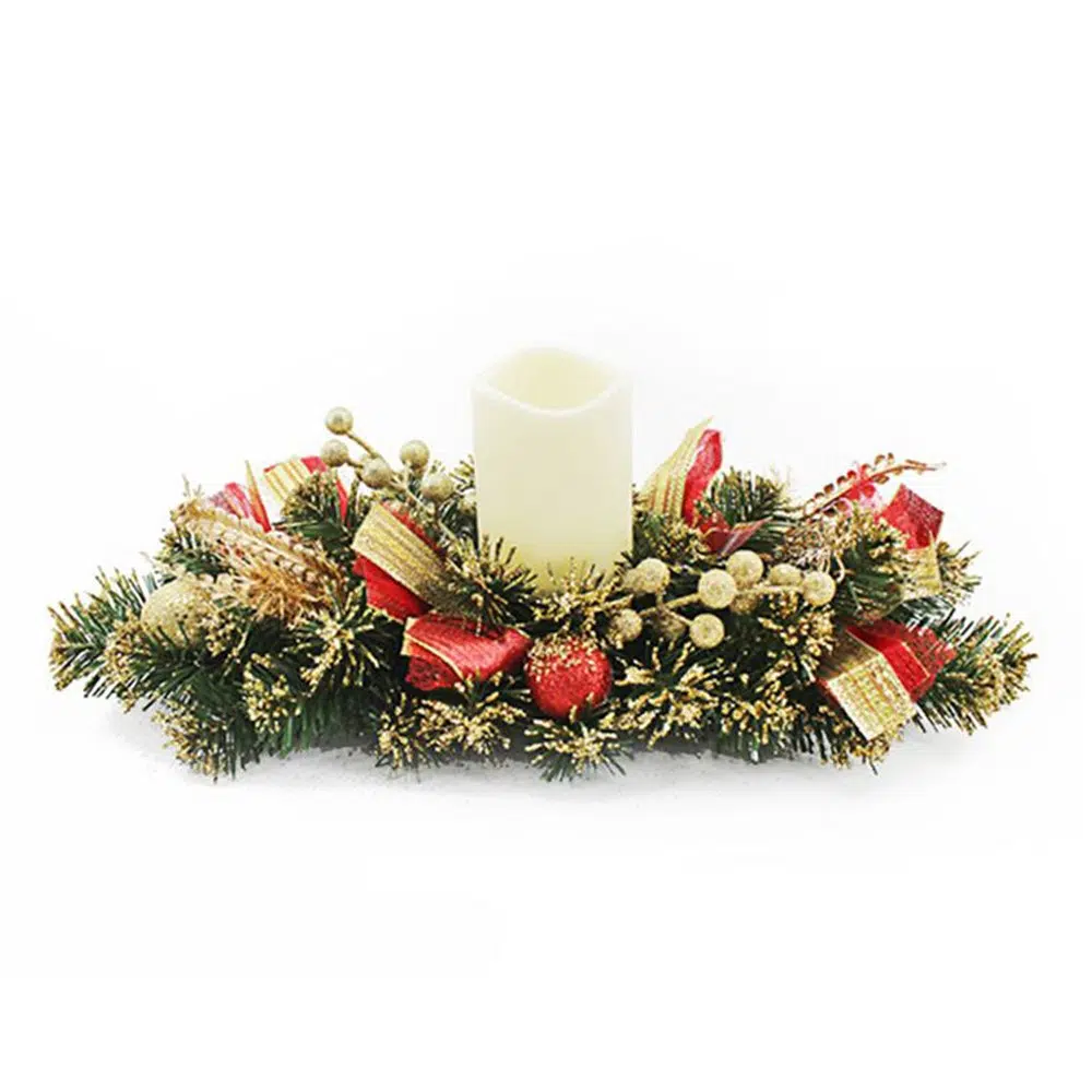 751541_001 Tahti, novogodišnja dekoracija, sa LED svijećom, 50cm - Image 1