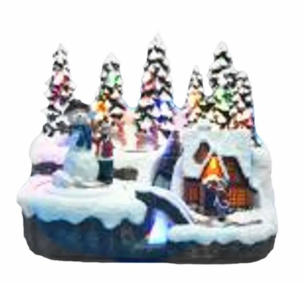 760400_001 Cozy, novogodišnje selo, LED, malo - Image 1