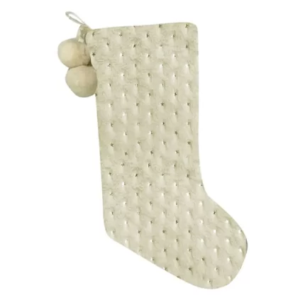 Sock elegance, novogodišnja čarapa, bijela, 50cm