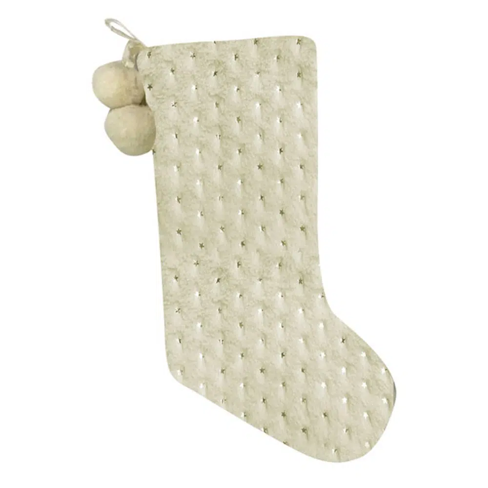 760520_001 Sock elegance, novogodišnja čarapa, bijela, 50cm - Image 1