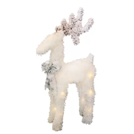 Tinsel, irvas, sa LED sijalicama, 58cm