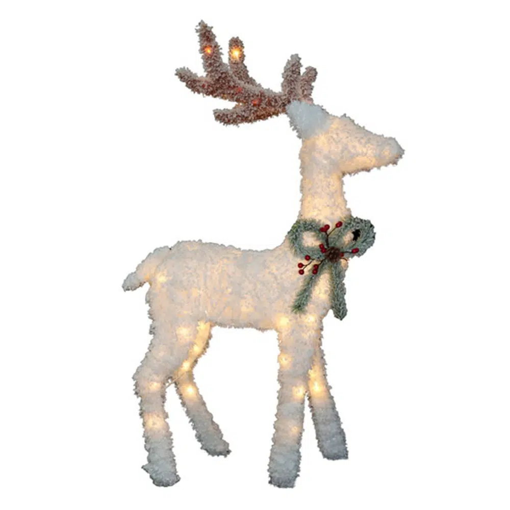 765011_001 Tinsel, irvas, sa LED sijalicama, 130cm - Image 1