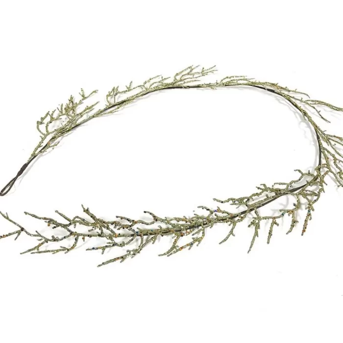Sprig, novogodišnja girlanda, šljokice, 150cm - Image 1