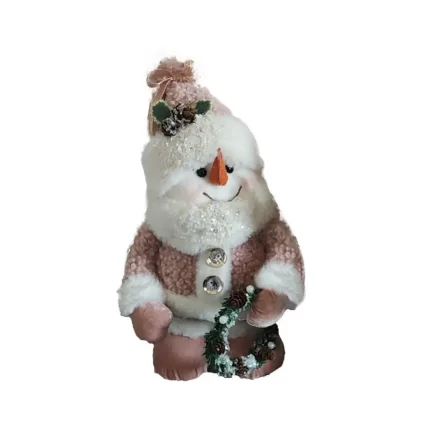 Frosty, novogodišnja dekoracija, Snješko Bijelić, dječak, 46cm