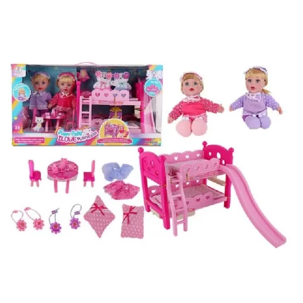 Boneca, lutka set, 30cm, 60230, Happy Baby