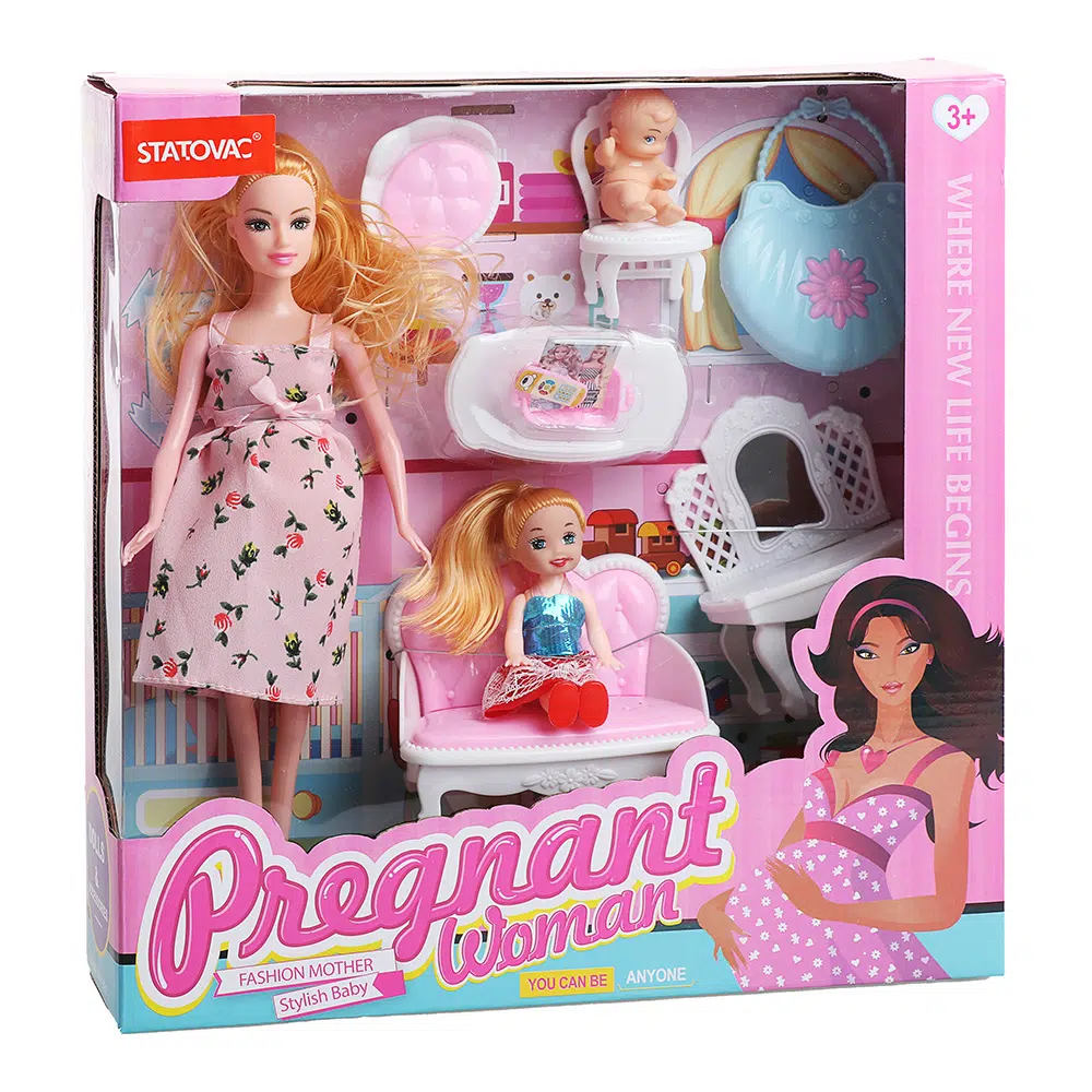858166_001 Boneca, lutka, 181, Pregnant woman - Image 1