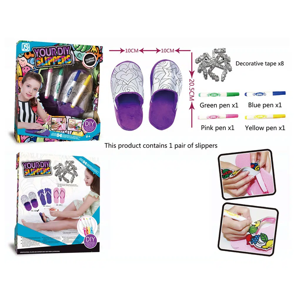 885029_001 Clever, papuče sa setom markera - Image 1