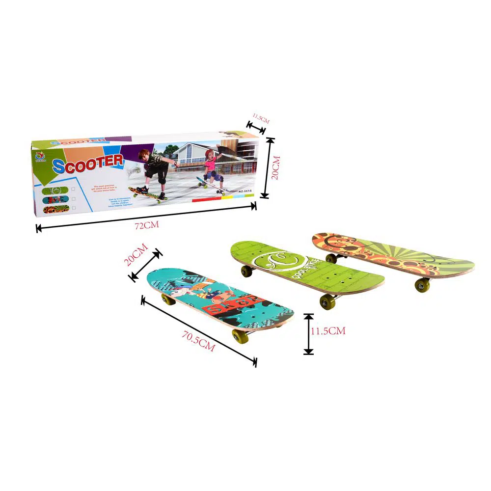 891046_001 Slam, dječiji skejtbord, 70,5 cm, miks - Image 1